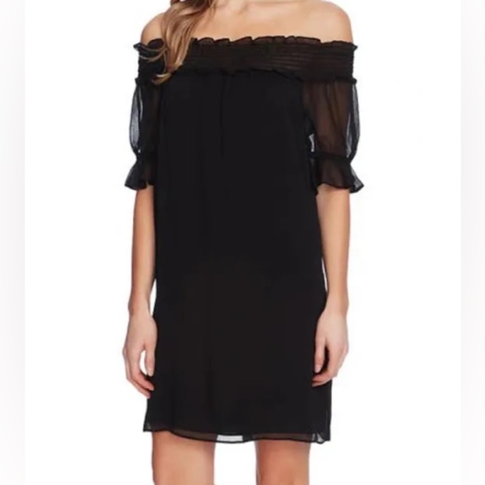 Black off the shoulder dress NEW WITH TAGS ON